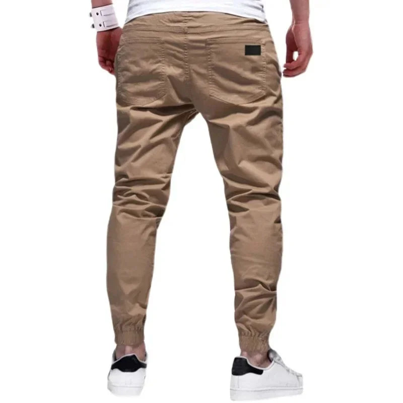 Men’s Loose-Fit Cargo Pants – Casual Woven Trousers