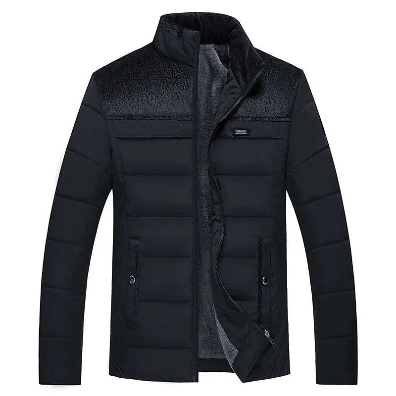 Men’s Thick Plush Puffer Jacket