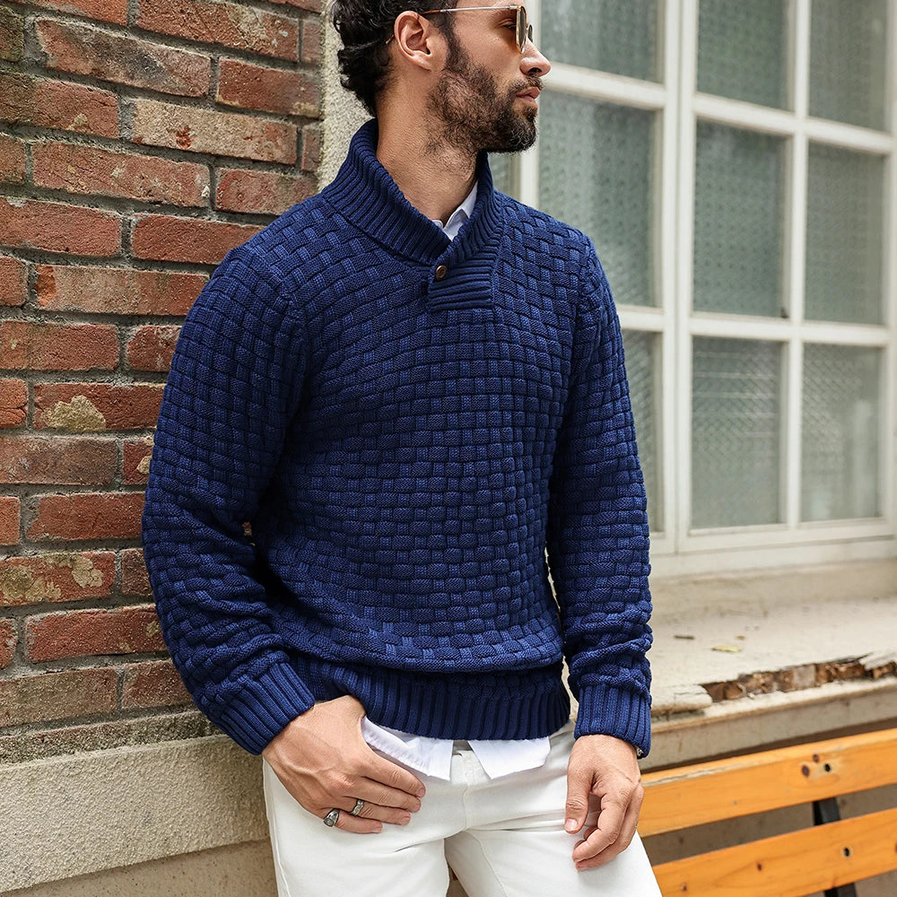 Men’s Knitted Crewneck Sweater
