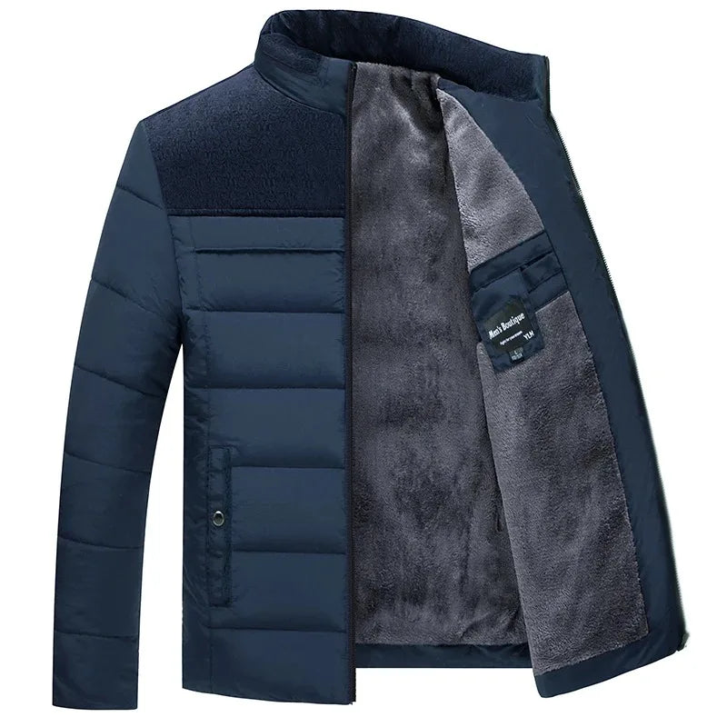 Men’s Thick Plush Puffer Jacket