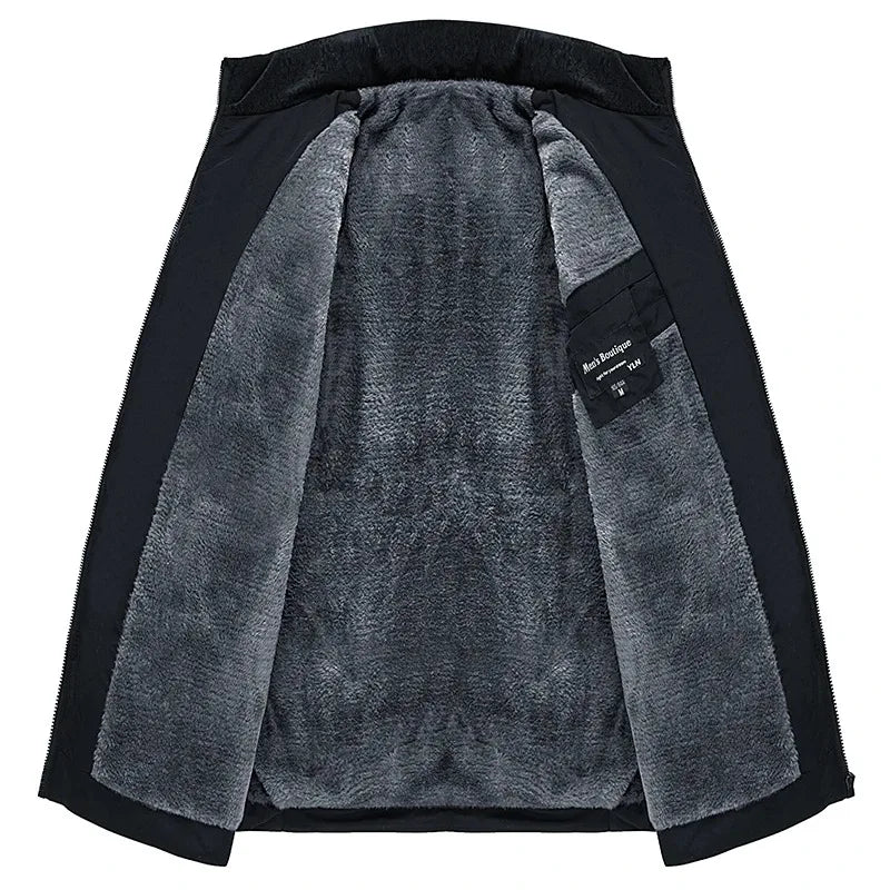 Men’s Thick Plush Puffer Jacket