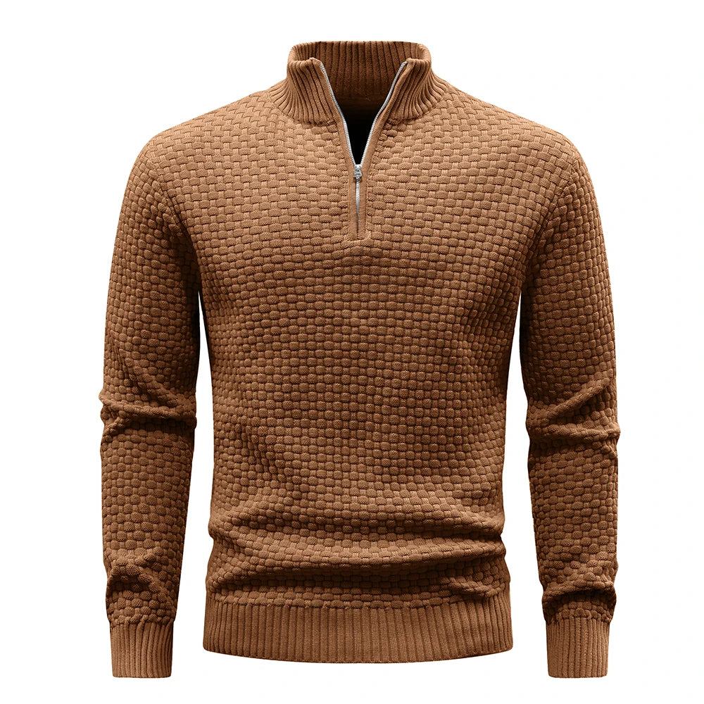 Men’s Quarter-Zip Knit Sweater