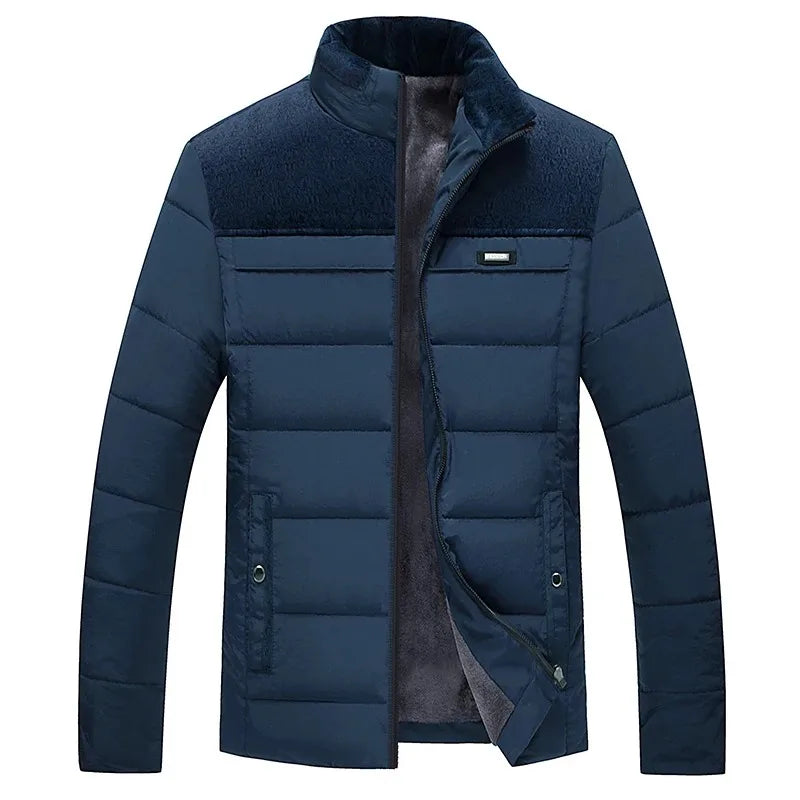Men’s Thick Plush Puffer Jacket