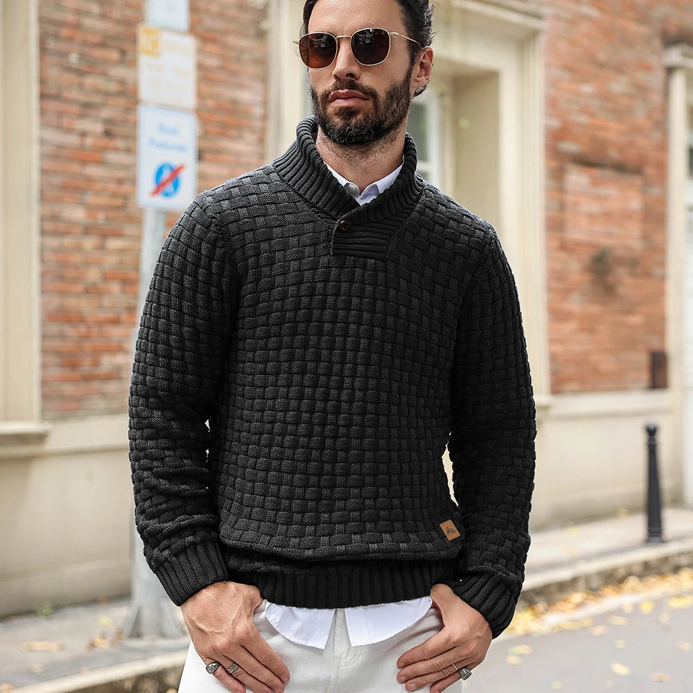 Men’s Knitted Crewneck Sweater