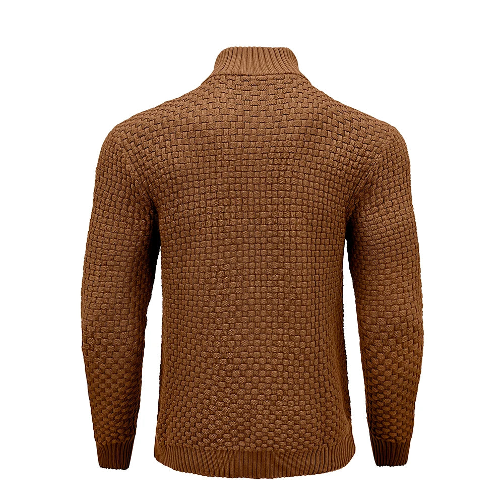 Men’s Quarter-Zip Knit Sweater