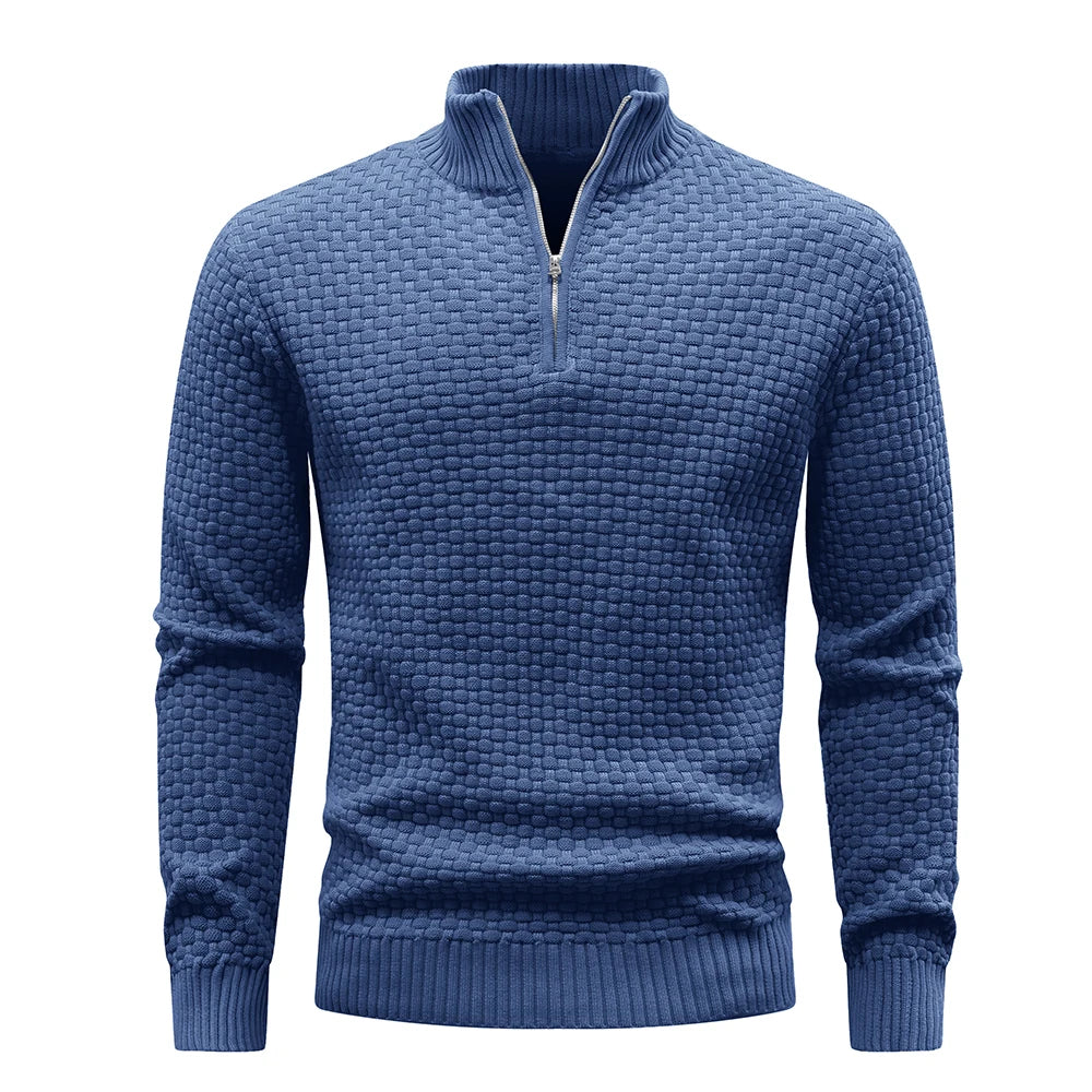 Men’s Quarter-Zip Knit Sweater