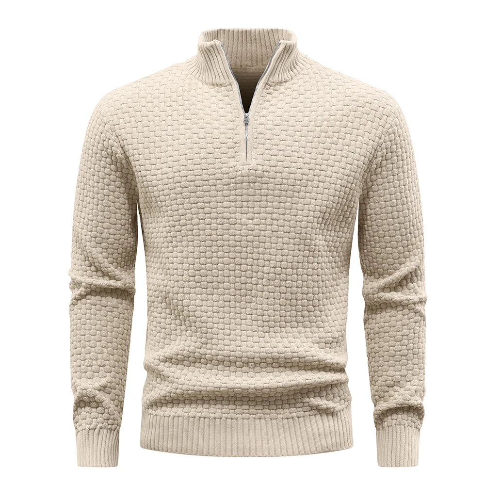 Men’s Quarter-Zip Knit Sweater