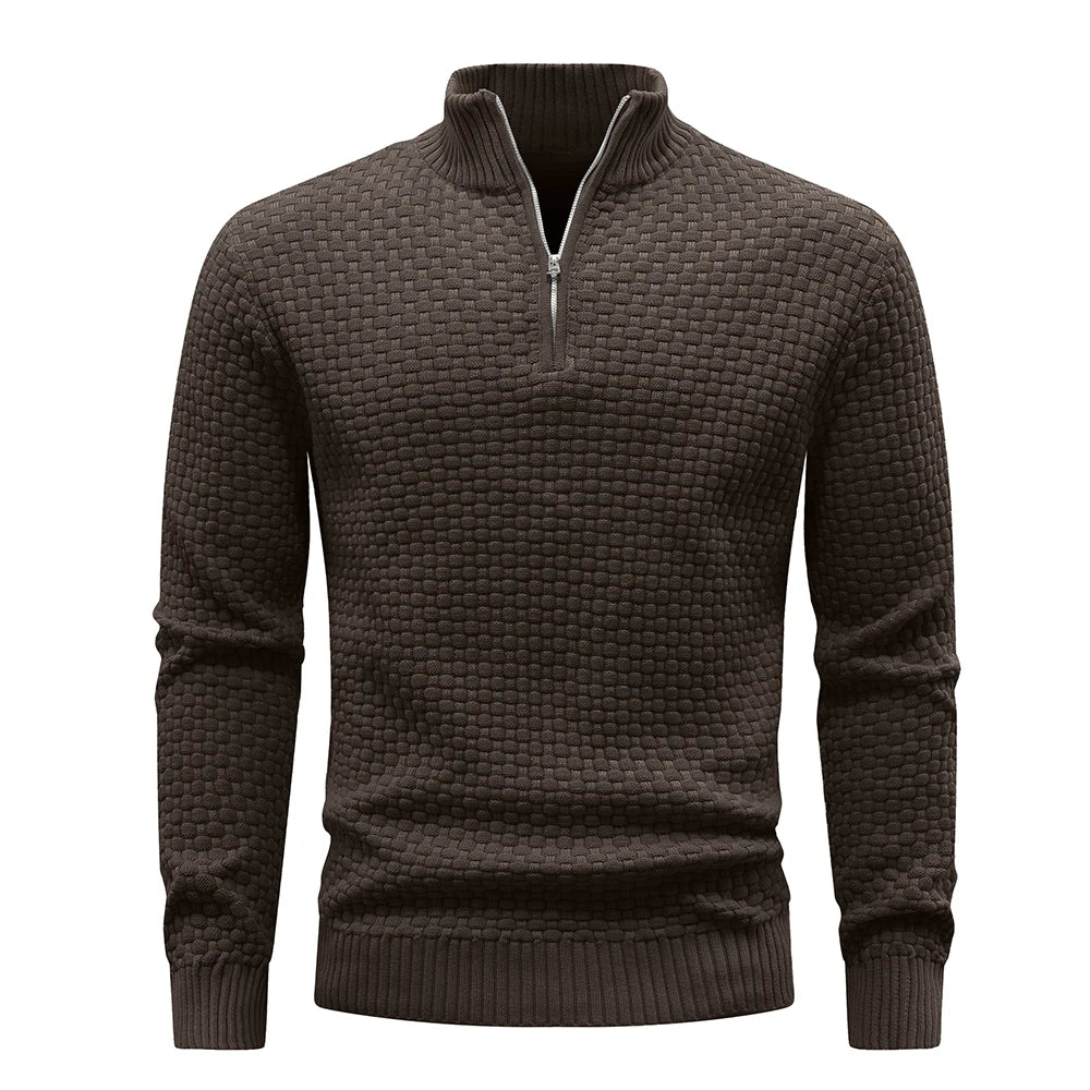 Men’s Quarter-Zip Knit Sweater