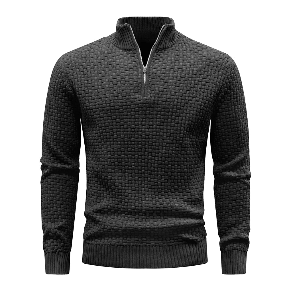 Men’s Quarter-Zip Knit Sweater