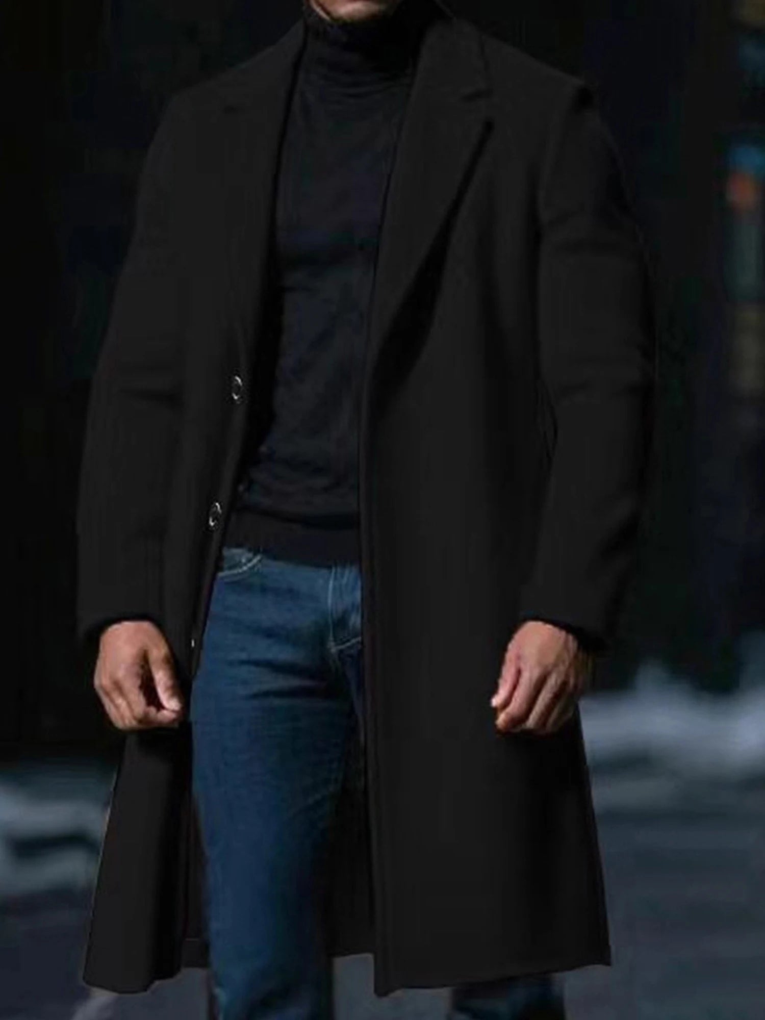 Men’s Classic Wool-Blend Peacoat