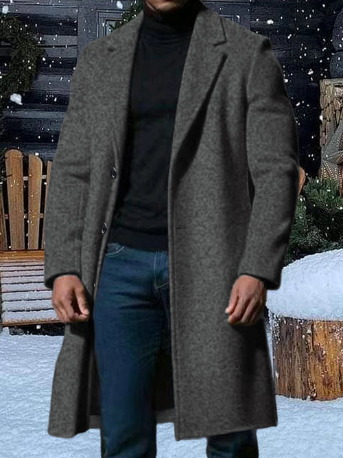 Men’s Classic Wool-Blend Peacoat