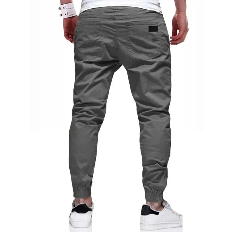 Men’s Loose-Fit Cargo Pants – Casual Woven Trousers