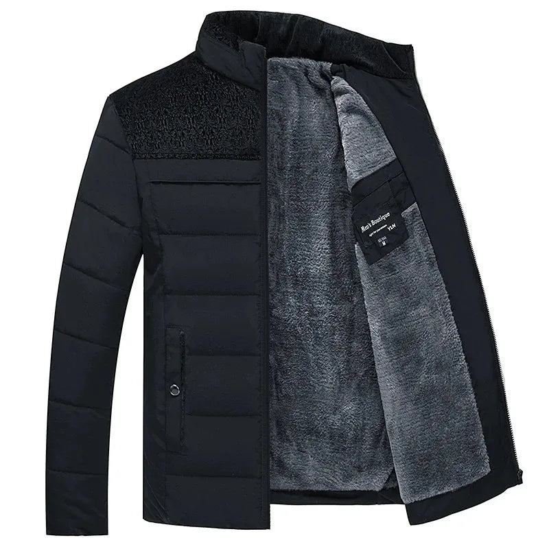 Men’s Thick Plush Puffer Jacket